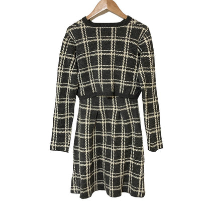 ハーリップトゥ Pantheon Checked Knit Dress ワンピース