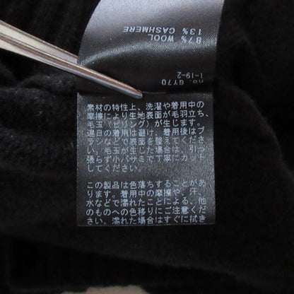 エブリデイアイライク ウールカシミヤクロップドタートルネックニット
