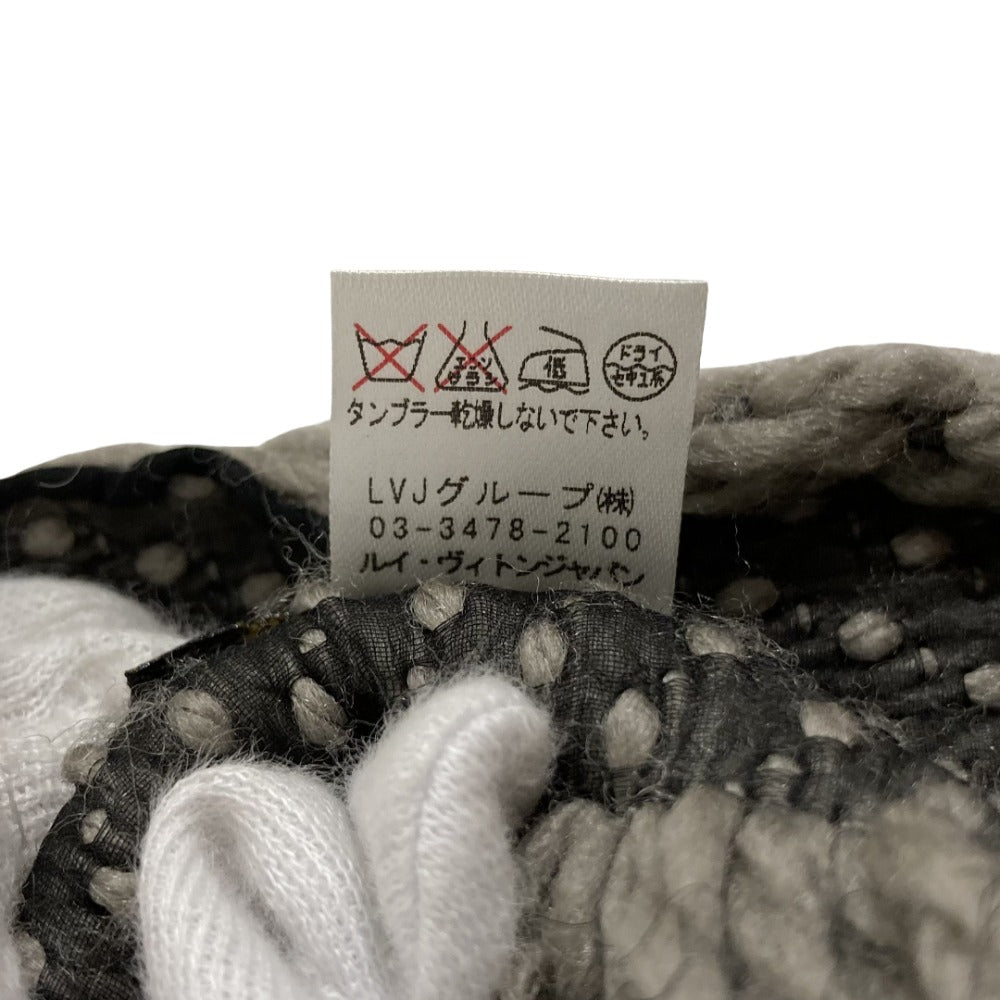 ルイヴィトン モノグラム ニットウール混紡マフラー