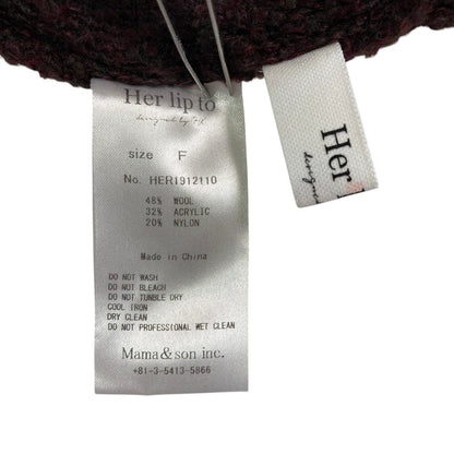 ハーリップトゥ Textured Wool blend セットアップ