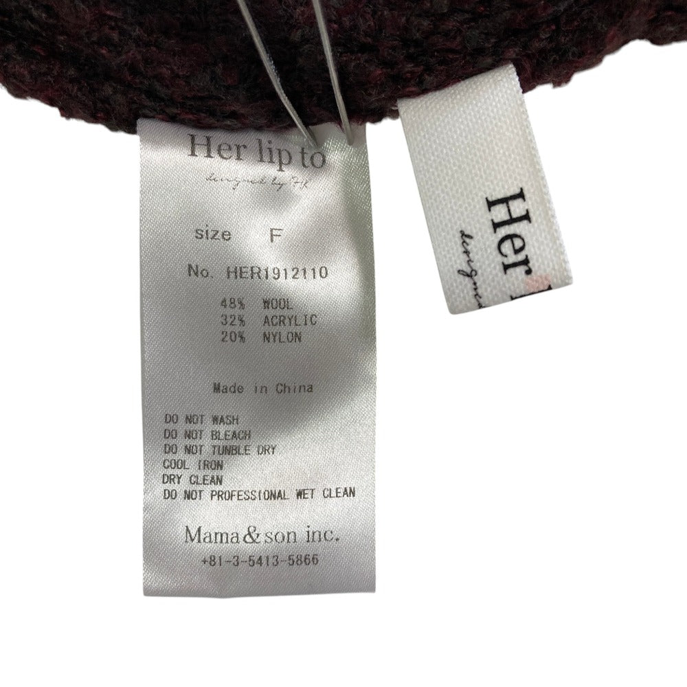 ハーリップトゥ Textured Wool blend セットアップ