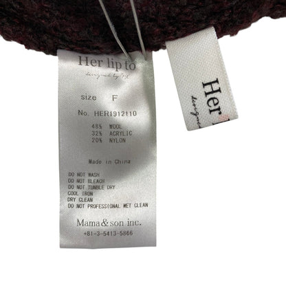 ハーリップトゥ Textured Wool blend セットアップ
