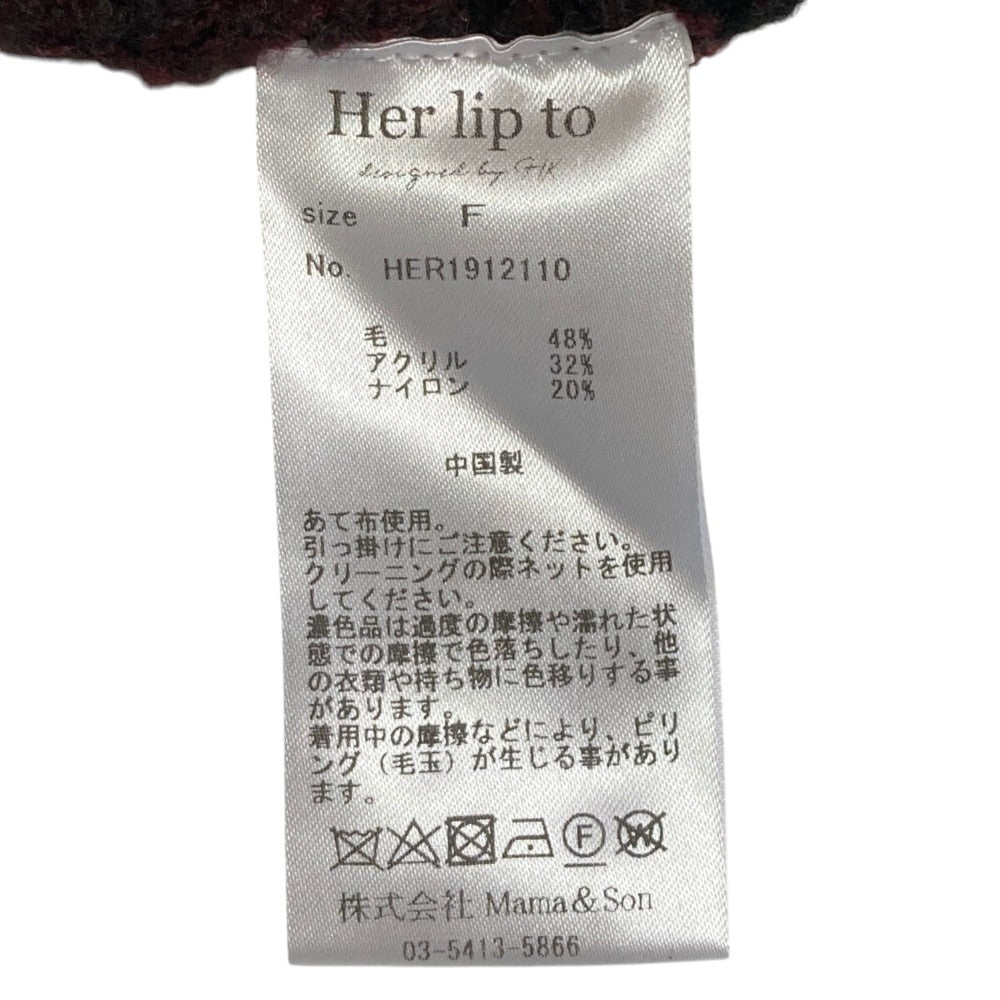 ハーリップトゥ Textured Wool blend セットアップ