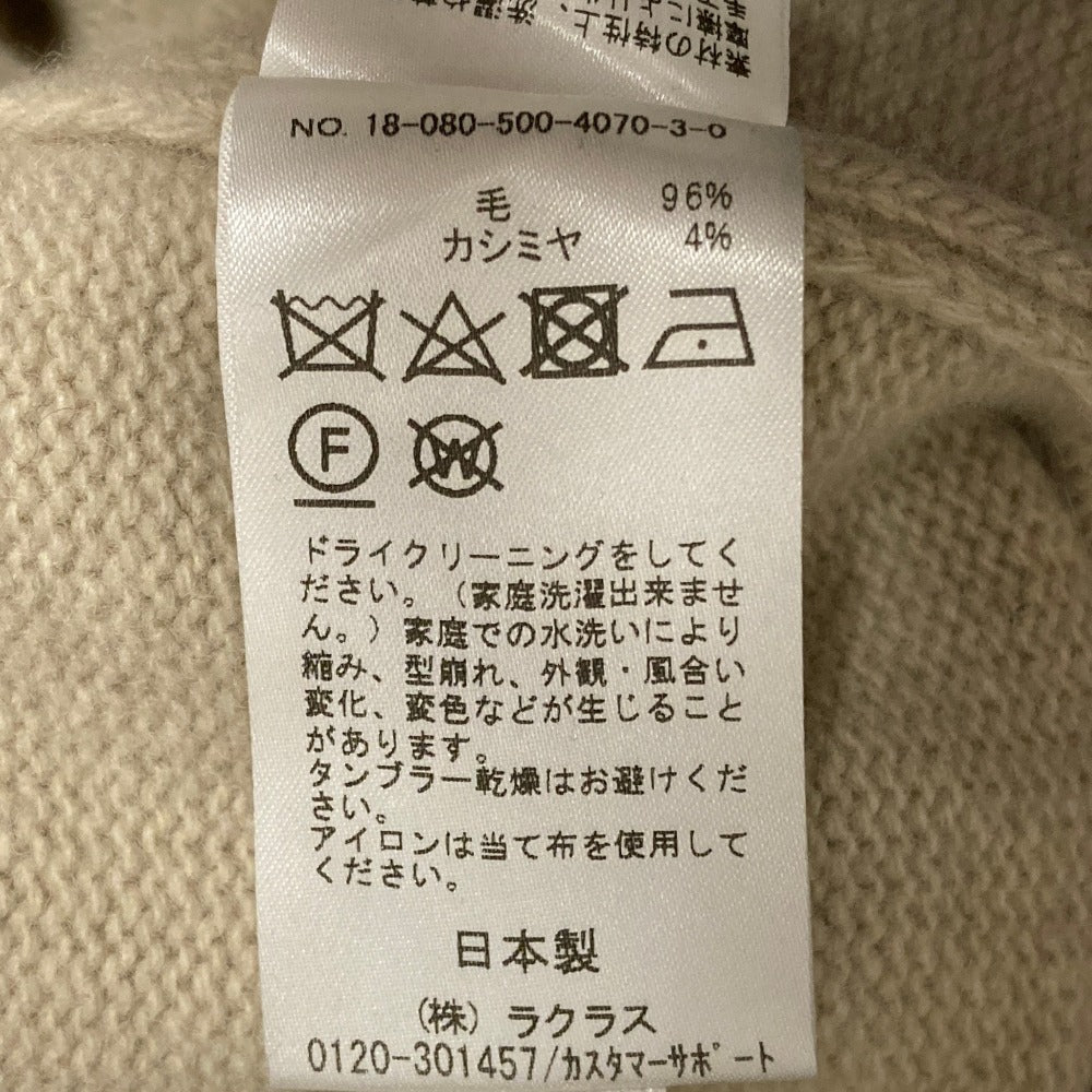 ミューズドゥドゥーズィエムクラス ウールカシミヤタートルネックニットセーター