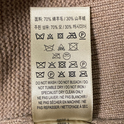 バーバリー カシミヤブレンドウールニットセーター