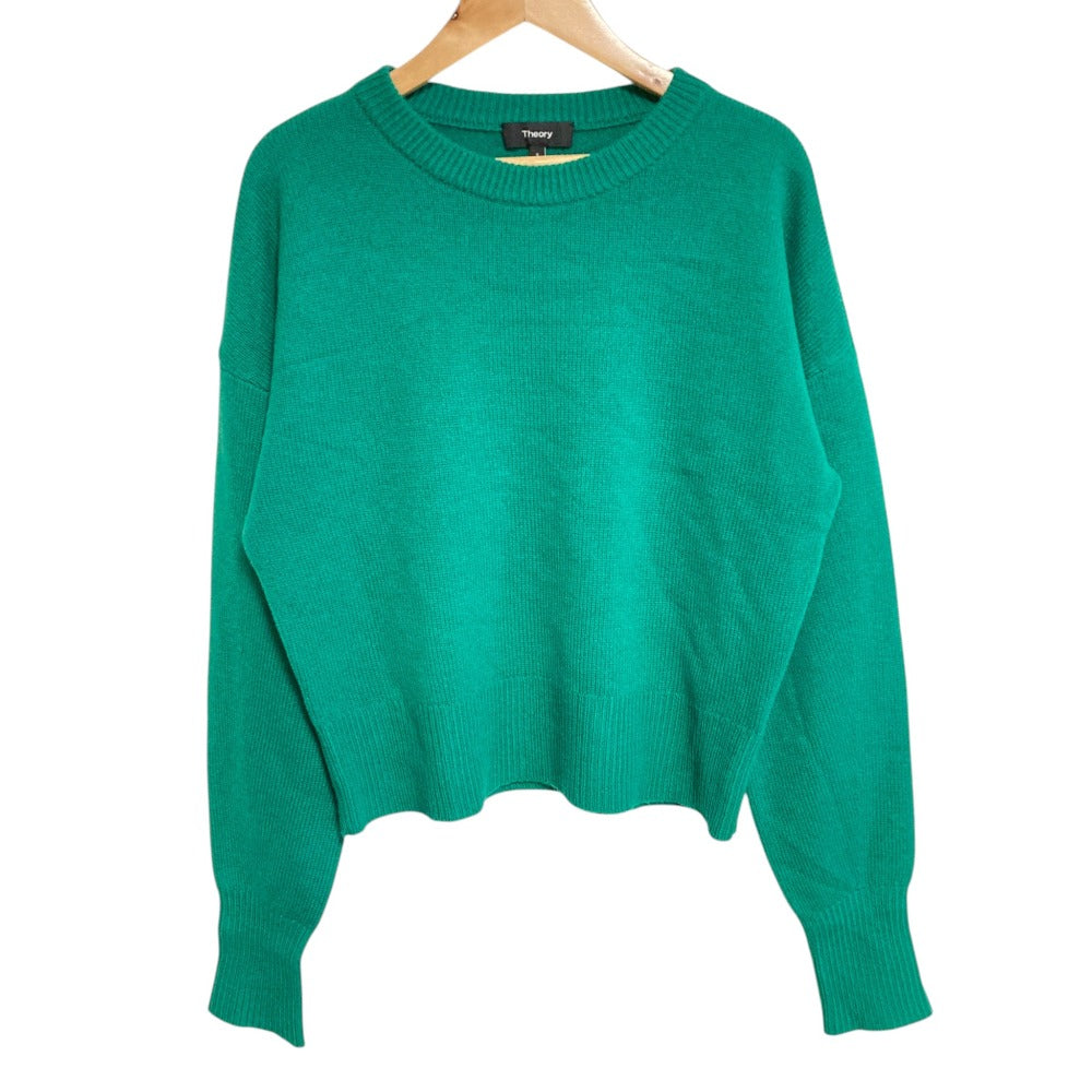 セオリー CASHMERE DROP SHOULDER CREW カシミヤニット