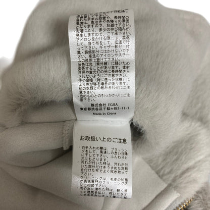 コヒナ フェイクムートンフーディコート