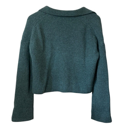 バッカ ウールカシミヤリブカーディガン