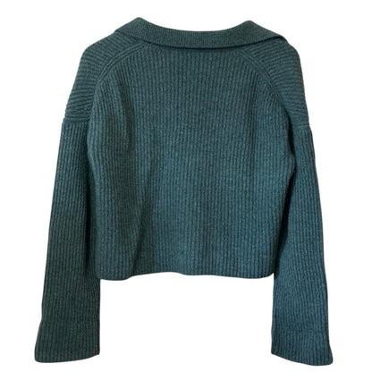 バッカ ウールカシミヤリブカーディガン