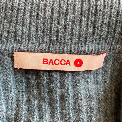 バッカ ウールカシミヤリブカーディガン