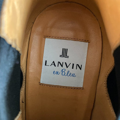 ランバン レザーショートブーツ