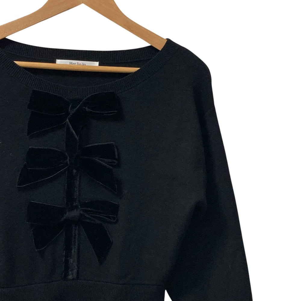 ハーリップトゥ Simone Knit ミニワンピース