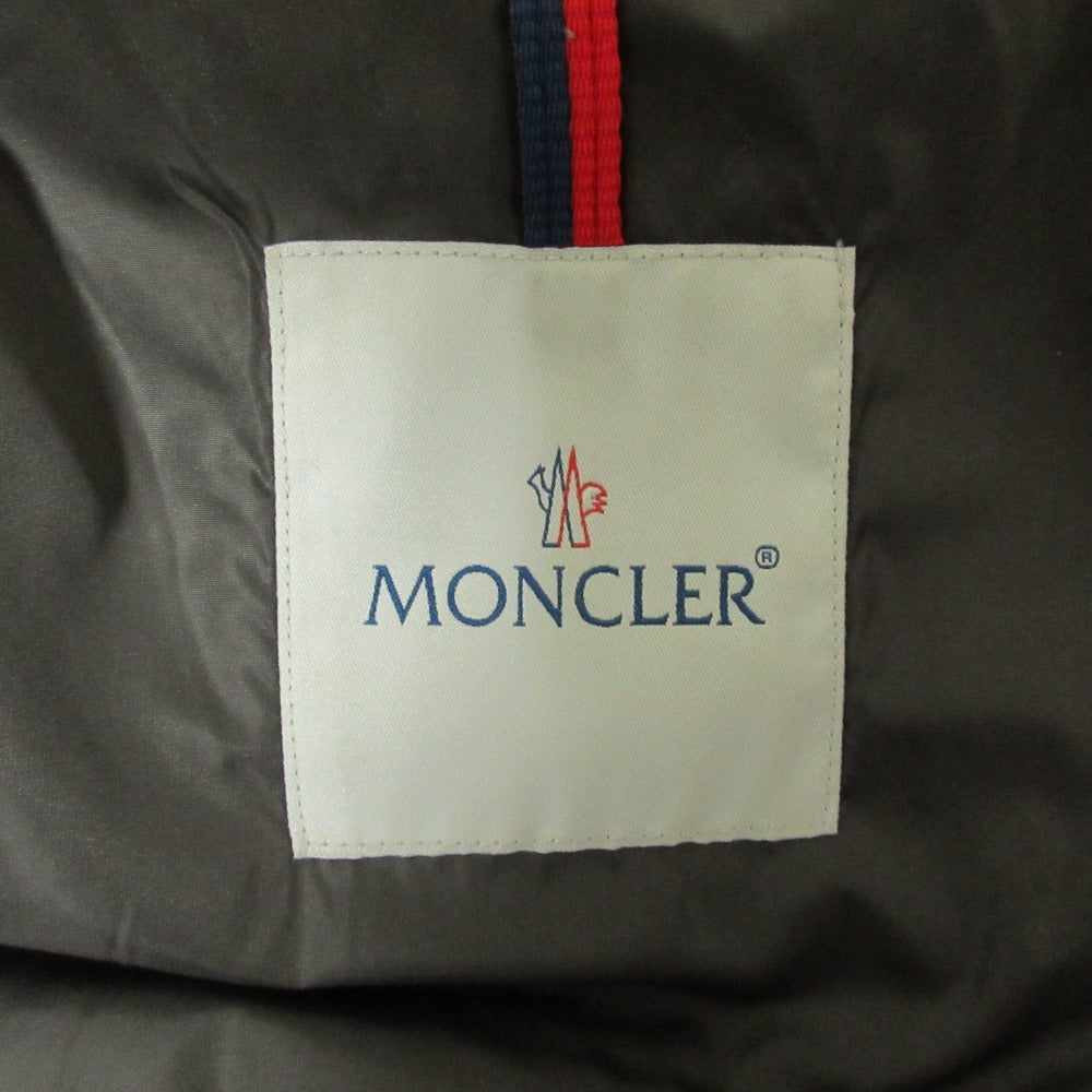 モンクレール GENEVRIER ラクーンファー フーデッドダウンコート
