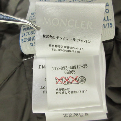モンクレール GENEVRIER ラクーンファー フーデッドダウンコート