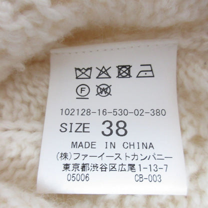 アナイ カシミヤブレンドVネックケーブルニットセーター