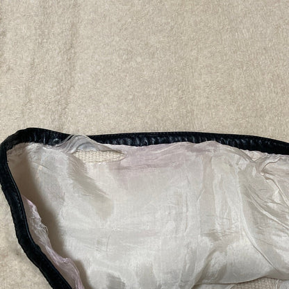 プラダ レザートリム ツイードワンピース