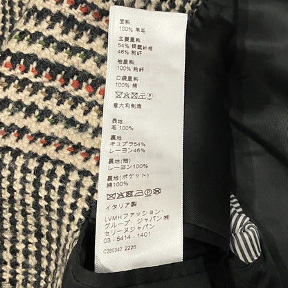 セリーヌ トムボーイ グレンチェック ウールジャケット