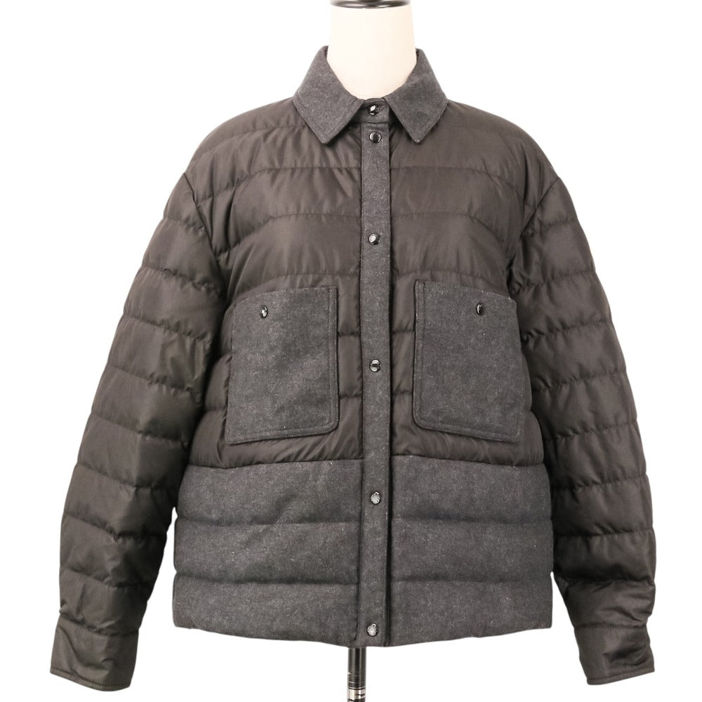 モンクレール CAMICIA ウールダウンジャケット
