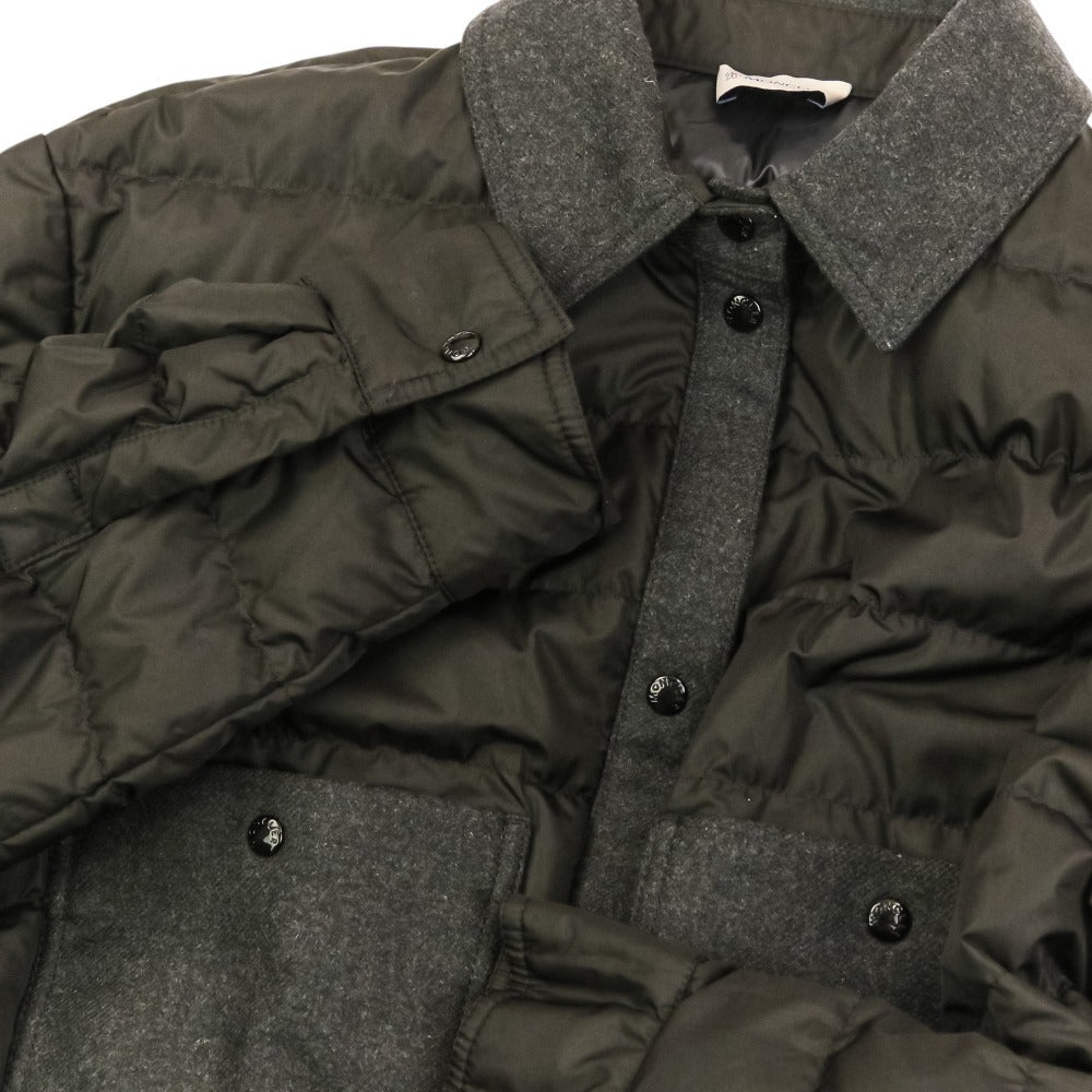 モンクレール CAMICIA ウールダウンジャケット