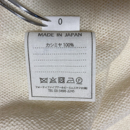 フォーティファイブアール カシミヤニットポンチョ