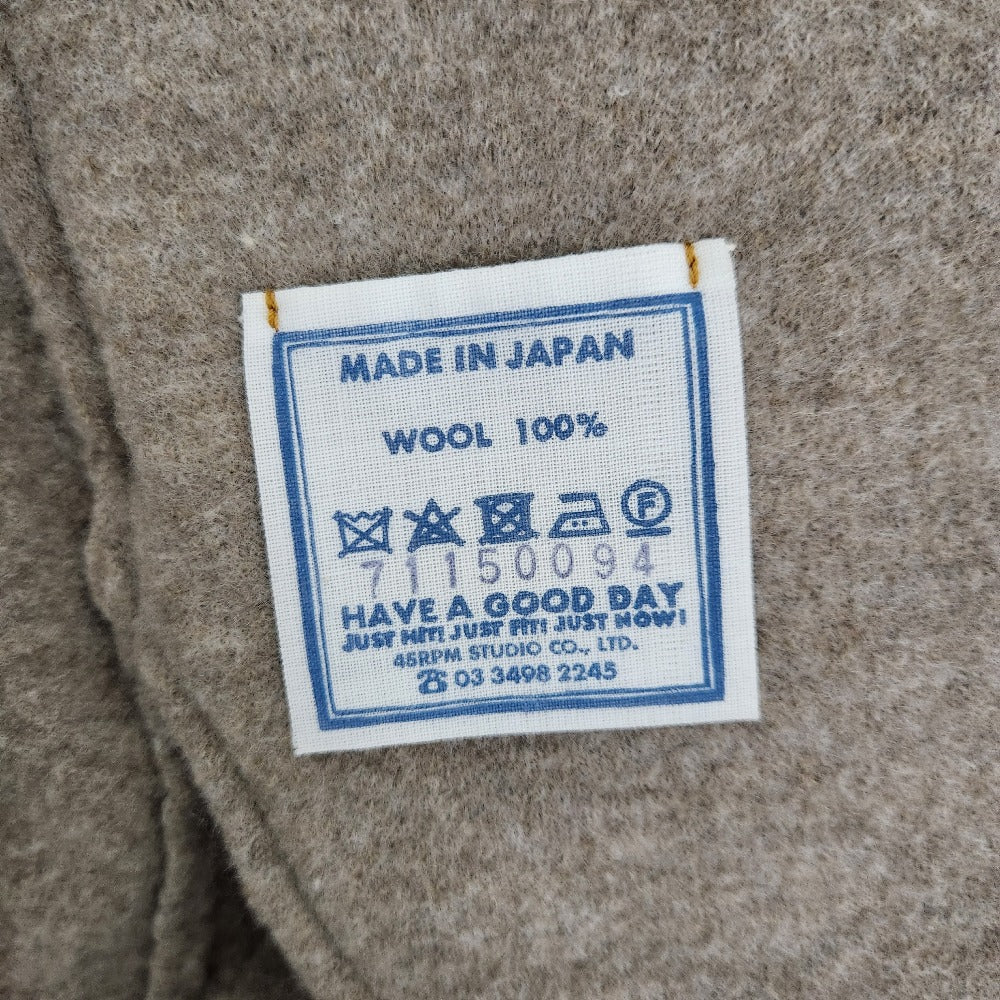 フォーティファイブアール 縮絨ウールドレス