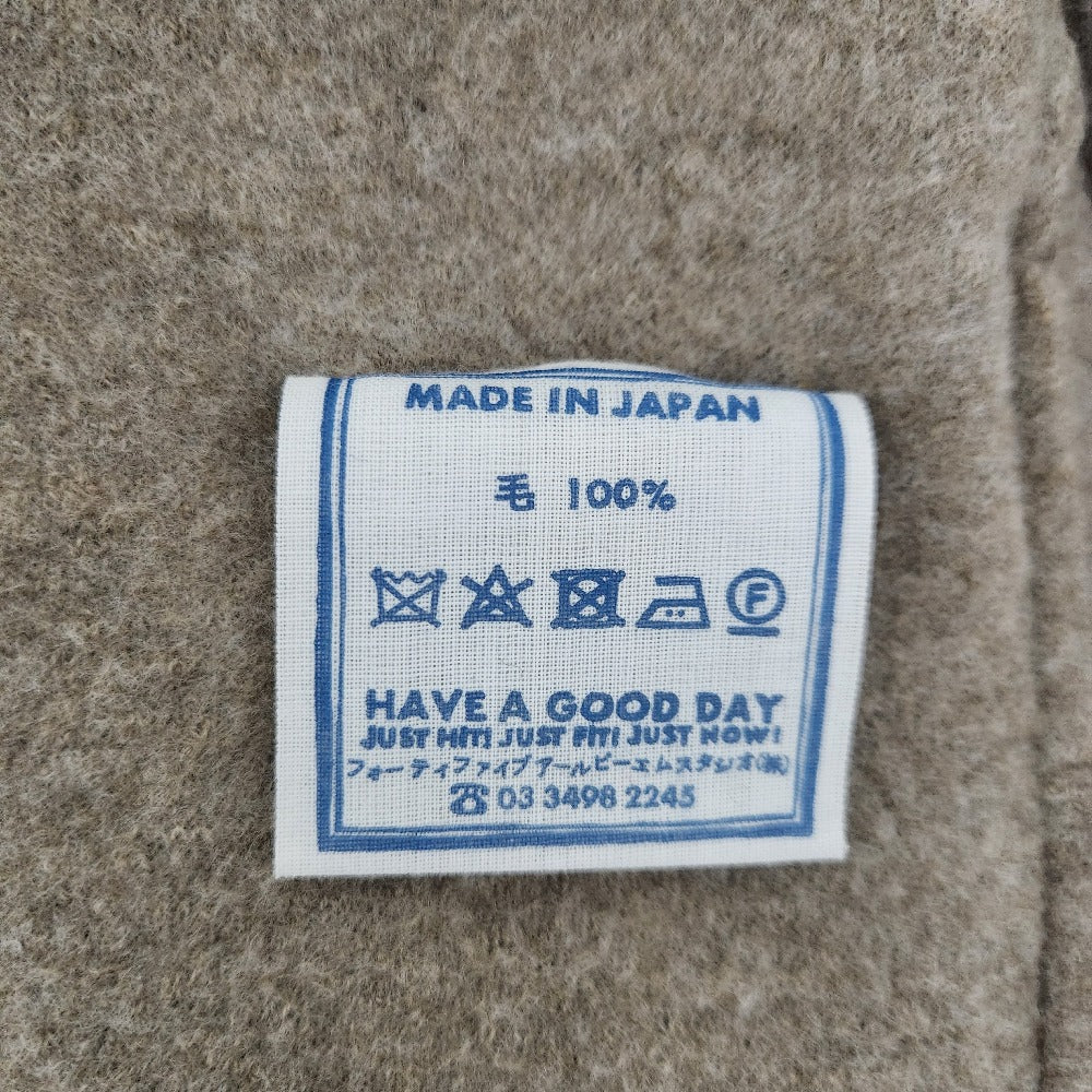 フォーティファイブアール 縮絨ウールドレス