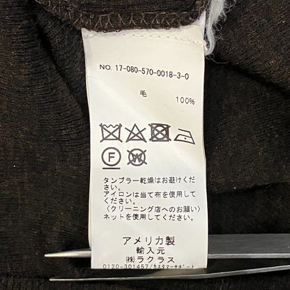 ローレンマヌーギアン ウールニットワンピース