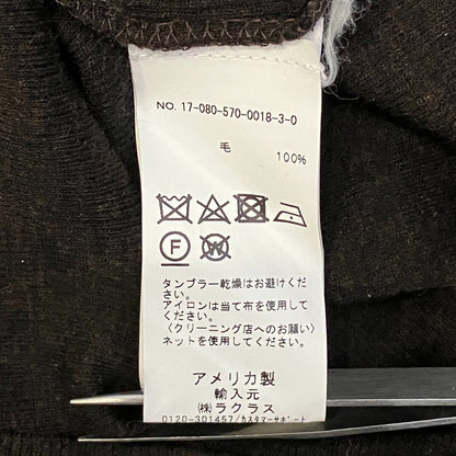 ローレンマヌーギアン ウールニットワンピース