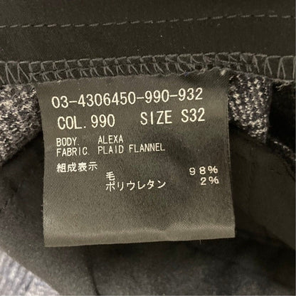 セオリーリュクス PLAID FLANNE ALEXA ストレートパンツ