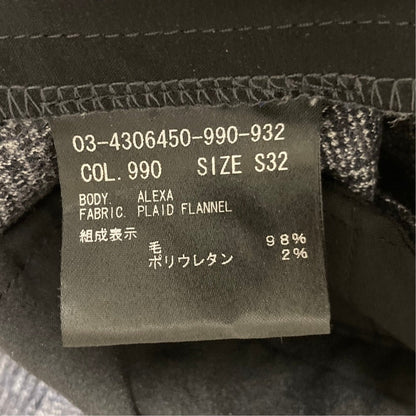 セオリーリュクス PLAID FLANNE ALEXA ストレートパンツ