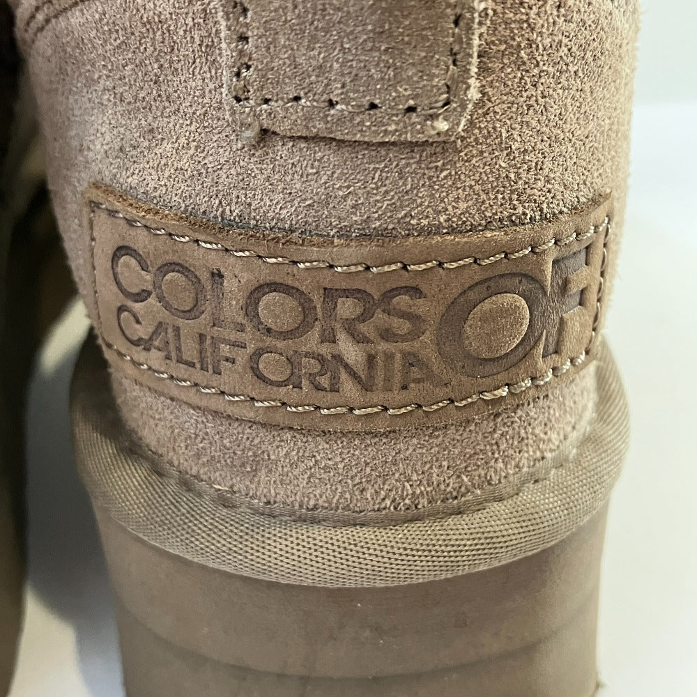 カラーズオブカリフォルニア スエードブーツ
