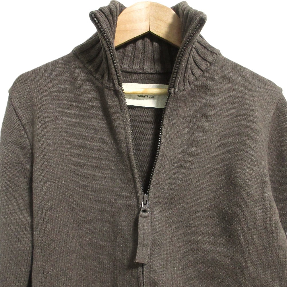 トゥデイフル Compact Zip Knit ニット