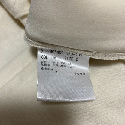 セオリー FINE SMOOTH JSY WAIST PANT ウールテーパードパンツ