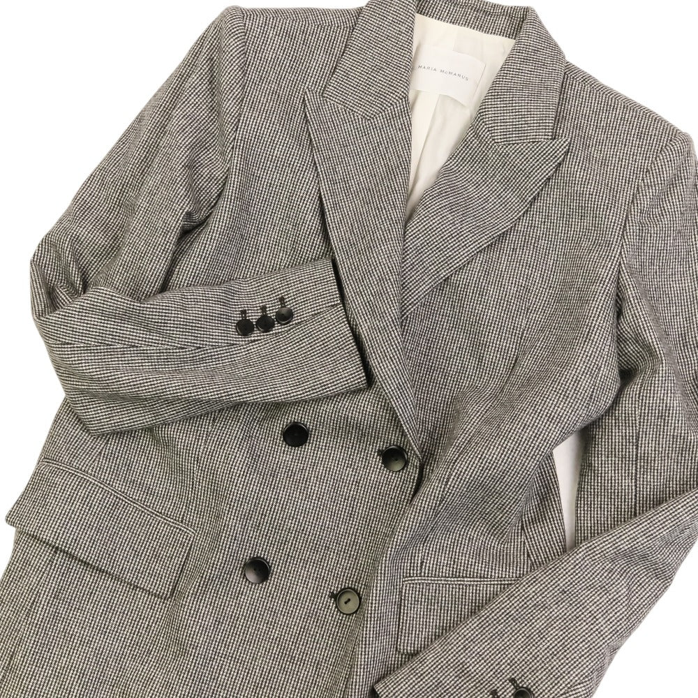 マリアマクマナス DOUBLE BREASTED BLAZER ジャケット