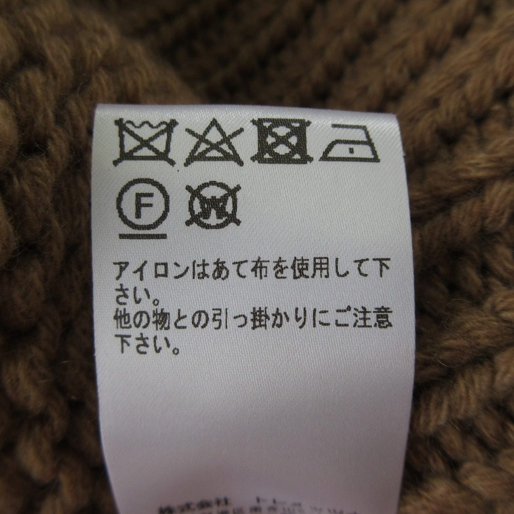 スカリオーネ ワコウ カシミヤノースリーブタートルニット