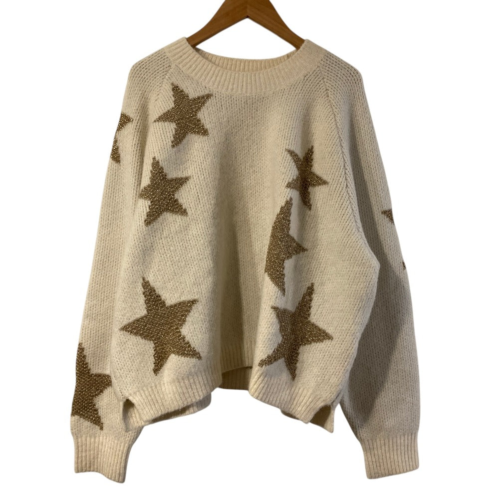 オールセインツ STAR JUMPER アルパカブレンドニットセーター