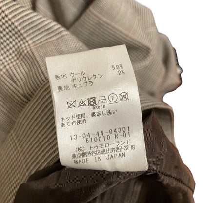 トゥモローランドコレクション グレンチェックストレートパンツ