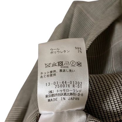 トゥモローランド ピンキーグレンチェック ペプラムブラウス