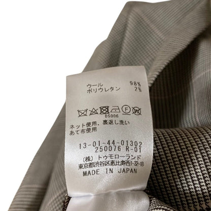 トゥモローランド ピンキーグレンチェック ペプラムブラウス