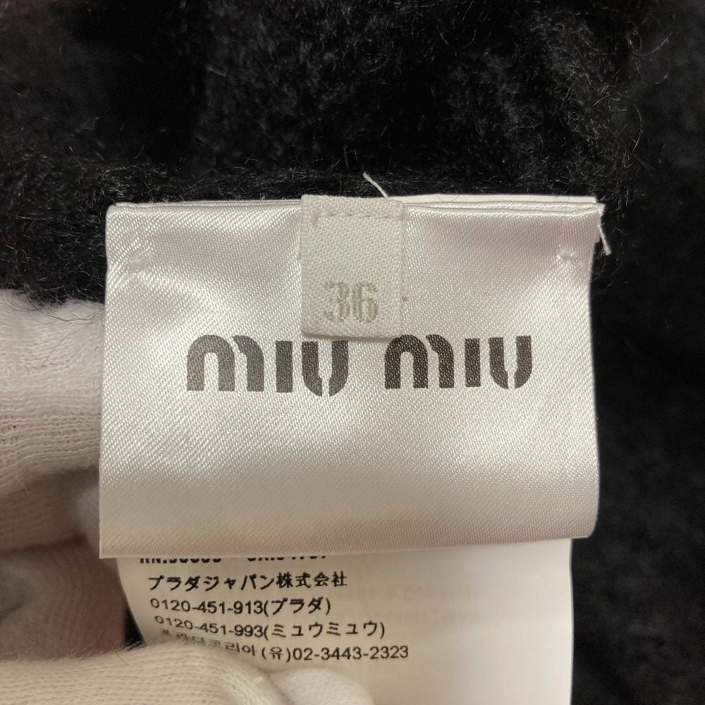 ミュウミュウ モヘアカーディガン