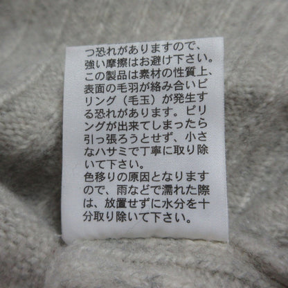 バンヤードストーム クルーAQUAカシミヤブレンドセーター