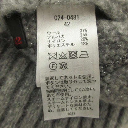 インポートロッサ アルパカウールラメカーディガン
