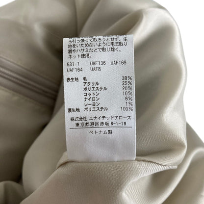 ユナイテッドアローズ グレンチェック ウールロングスカート