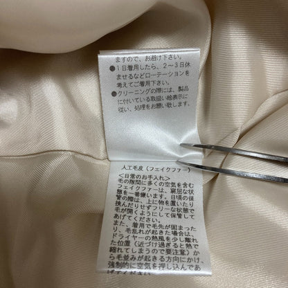 ヨリ プードルボアノーカラージャケット