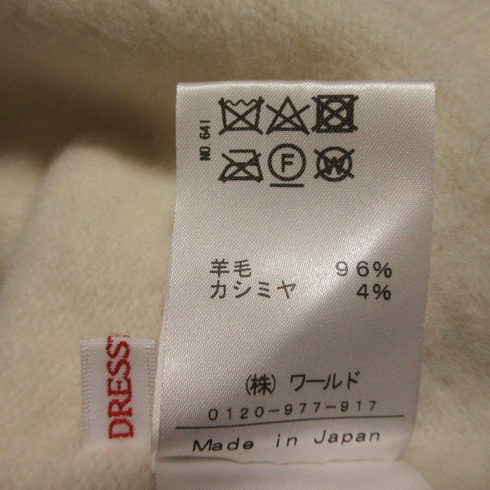 ドレステリア カシミヤブレンドフードニット