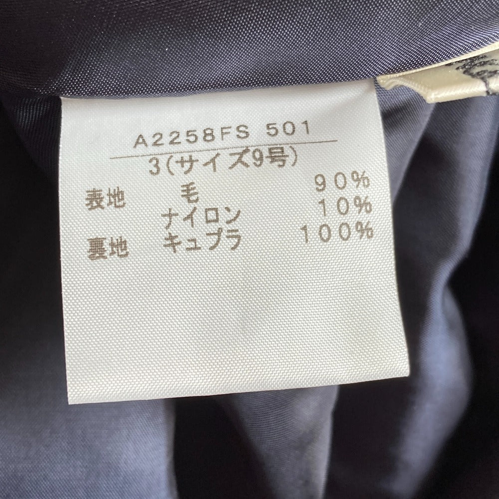 インゲボルグ ウールストライプフラワープリントスカート