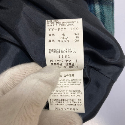ワイズヨウジヤマモト ウールリネンワイドサルエルパンツ