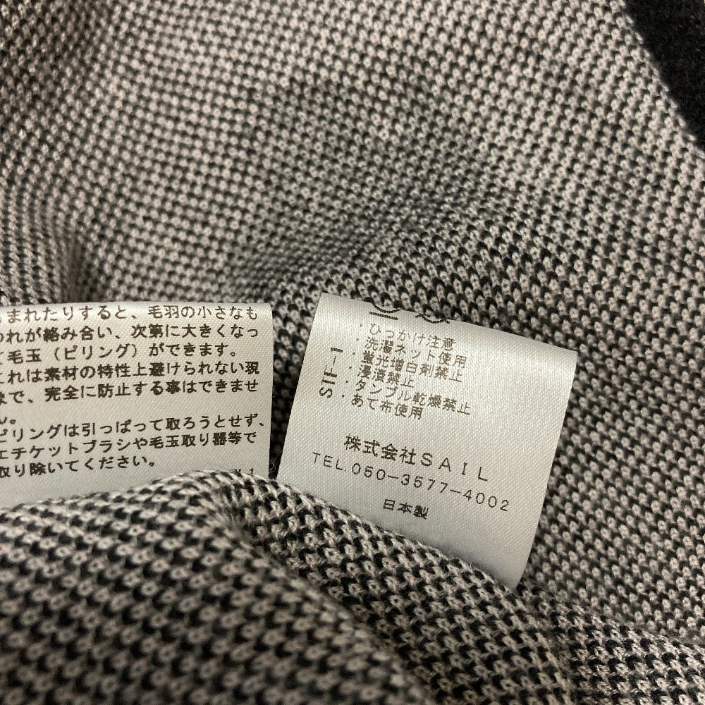 セブンテンバイミホカワヒト フラワージャガードニットワンピース