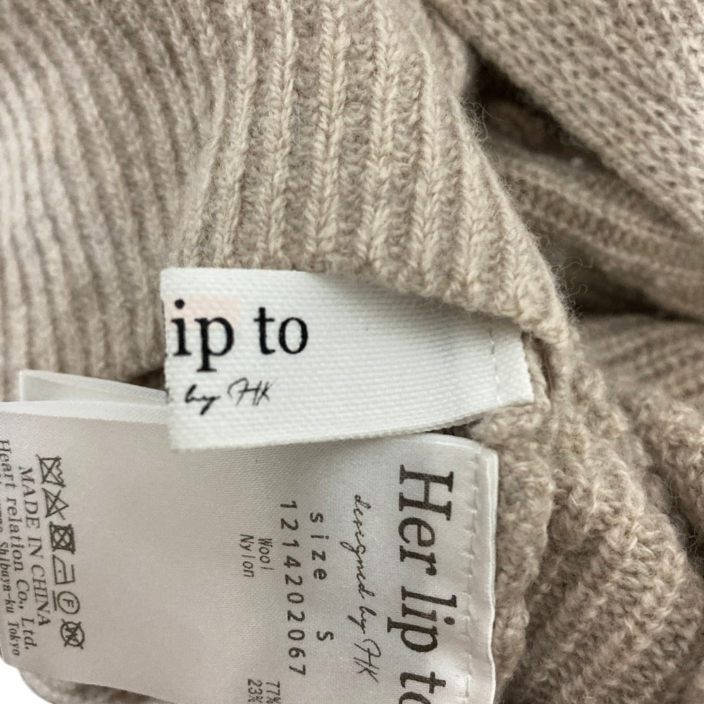 ハーリップトゥ Extra Wool ニットプルオーバー