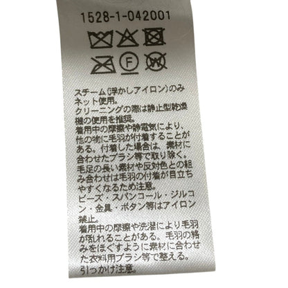 ユナイテッドアローズ フォックスカシミヤ スパンコールミドルニットカーディガン